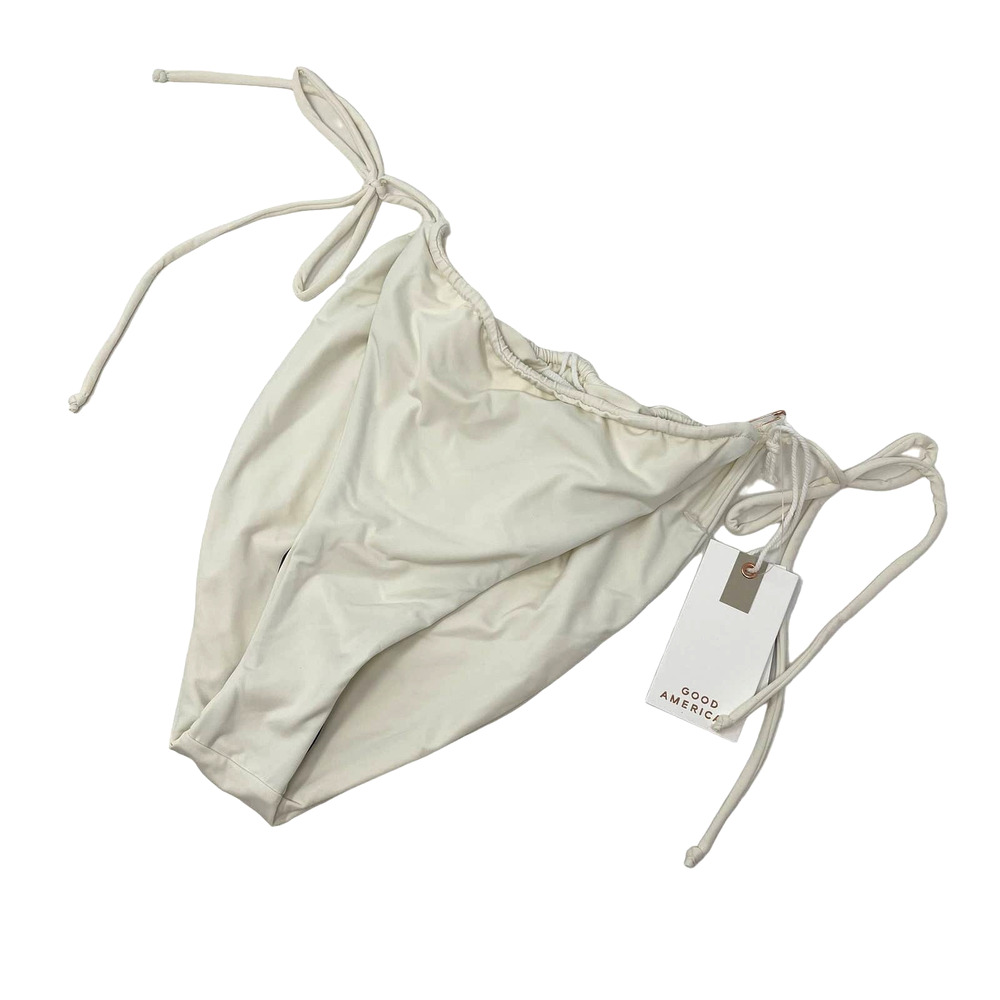 Good‎ American Size XL Tiny Ties Swim Bottom Ivory Size 4